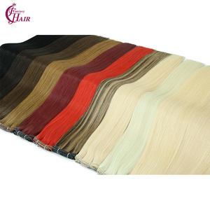 Extensiones de Cabello Humano FH Invisible Hole Butterfly Weft # 2 Extensiones de Cabello Remy Marrón Genius XO Hole Weft Double Drawn Butterfly Weft - Product Image 5