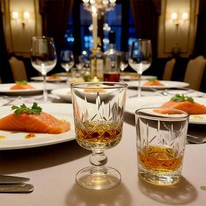 Verres à whisky et à vin de luxe vintage de 60 ml en gros pour restaurants, mariages, banquets et fêtes, avec logo - Product Image 2