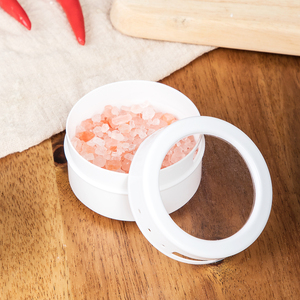 Boîtes à épices magnétiques 2 pièces, pots à épices en plastique, conteneurs de rangement pour épices, couvercle transparent avec base magnétique pour réfrigérateur et barbecue - Product Image 3