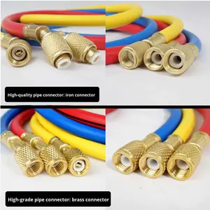 <span class=keywords><strong>Tuyau</strong></span> de recharge de réfrigérant pour climatiseur automobile, résistant à haute pression, R410A R22 R134a, récepteur de liquide réfrigérant, 1 an - Product Image 2