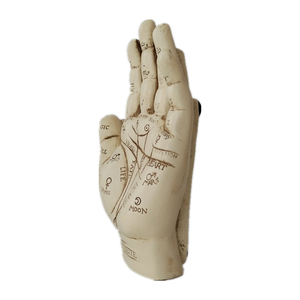 Scultura in resina Fortune Telling Palm Reading con libretto Palmistry Hand Model - Product Image 4