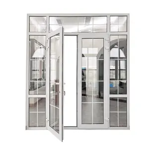 WANJIA Pintu Casement PVC UPVC, Pintu Kaca Ayunan, Pintu Pvc Akordeon Pintu