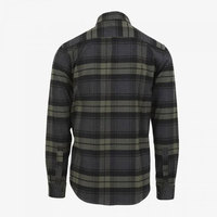 Benutzer definierte neue Mode dickere Baumwolle Polyester Langarm Button-up Tasche Insert Scoop Bottom Men Flanell Shirt