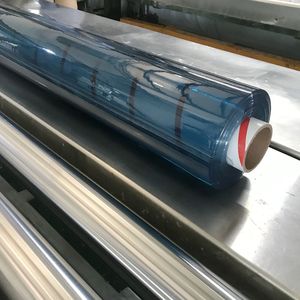 <span class=keywords><strong>Film</strong></span> de PVC en plastique brillant transparent clair superbe pour le sac d'emballage de rideau de couverture de Table - Product Image 5