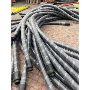 Tuyau de refoulement en caoutchouc tressé en fil d'acier, 4 couches, haute résistance pour pompe à béton, résistant à l'huile, à l'abrasion et à haute pression - Product Image 5