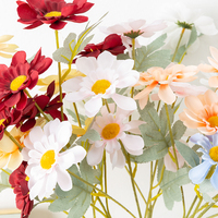 Hot Sale New Design Home Vase Dekoration Gänseblümchen Blume vertikale Pflanze Wand dekoration künstliche Blumen