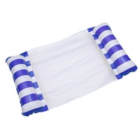 Chaise longue flottante pliable en PVC épaissi, lit gonflable pour piscine, jouet aquatique 155x67cm, modèle 3-9-1, fabrication chinoise, vente en gros disponible