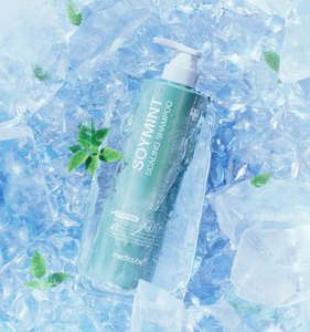 Shampooing exfoliant Medicube Soymint, shampooing exfoliant anti-pelliculaire, apaise les démangeaisons du cuir chevelu, Piroctone Olamine, Climbazole, menthe de soja - Product Image 2