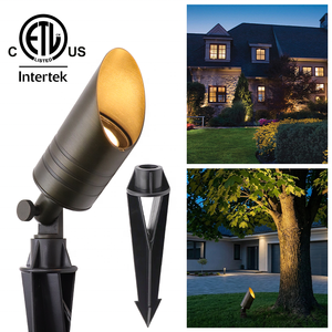 Solid Cast Bronze <strong>Landscape</strong> <strong>Lighting</strong> Low Voltage IP65 LED Directional Garden up Spot Light with Spike for Outdoor Yard <strong>Lighting</strong> - Product Image 1