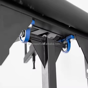 Entrenador multifuncional plegable montado en la pared, máquina <span class=keywords><strong>de</strong></span> rizos <span class=keywords><strong>de</strong></span> extensión <span class=keywords><strong>de</strong></span> pierna inversa, dispositivo <span class=keywords><strong>de</strong></span> puente <span class=keywords><strong>de</strong></span> cadera, equipo <span class=keywords><strong>de</strong></span> Fitness - Product Image 3