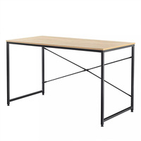 Établi simple de style moderne Table à manger pliante Petit panneau rectangulaire Bureaux en bois pour usage domestique Location pratique