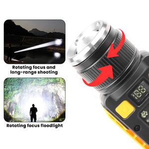 30W ha condotto la luce da lavoro con batteria <span class=keywords><strong>1800</strong></span> Mah a lungo raggio Ultra-luminoso 1200 <span class=keywords><strong>lumen</strong></span> impermeabile per esterno torcia a gancio di uscita - Product Image 2