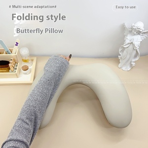 New Product Russian Style Professional Nail Salon U-shaped Nail Salon Leather Armrest Foldable Hand Pillow Cushion Nail Supplies - Product Image 3