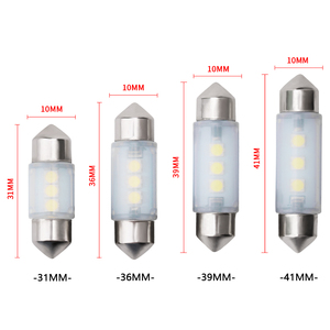 Canbus Festoon Auto LED 3030SMD Kennzeichenbeleuchtung Innenraumbeleuchtung Reinweiß 12V <span class=keywords><strong>C5W</strong></span> 31mm 36mm 39mm 41mm - Product Image 4