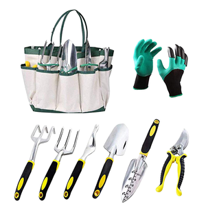 8-Piece Lady <b>Gardening</b> <b>Tool</b> <b>Set</b> Includes Pickaxe Digging Hand <b>Tools</b> Case Box Packaging with Flower Design - Product Image 2