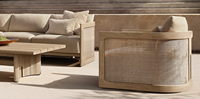 Ensembles de meubles de jardin LUXORA pour l'extérieur, chaise longue en teck pour hôtel, mobilier d'extérieur moderne et luxueux, chaise longue pour cour