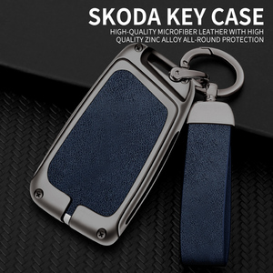 Nuova Cover <span class=keywords><strong>per</strong></span> Chiave in Lega di Zinco <span class=keywords><strong>per</strong></span> <span class=keywords><strong>Skoda</strong></span> Octavia <span class=keywords><strong>Kodiaq</strong></span> Superb Karoq Kamiq, <span class=keywords><strong>Accessori</strong></span> Decorativi <span class=keywords><strong>per</strong></span> Interni Auto - Product Image 6