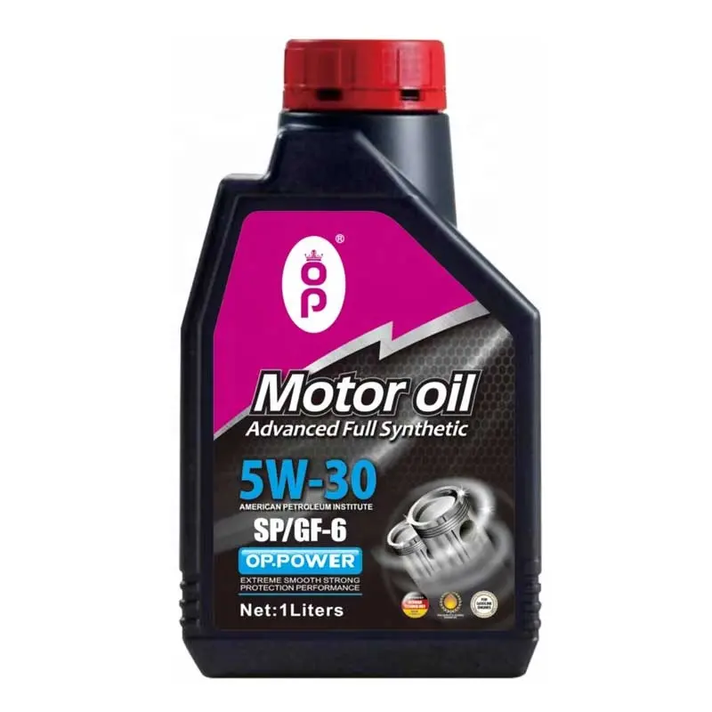 Fábrica OEM fabrica lubricantes de aceite de alta calidad 5W30 aceite de motor con certificación SAE Proporcionar servicio personalizado
