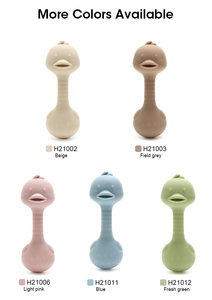 Jouets de dentition en silicone de qualité alimentaire pour bébés, style animaux de dessin animé doux, hochets sans BPA, jouet <span class=keywords><strong>hochet</strong></span> pour bébé - Product Image 5
