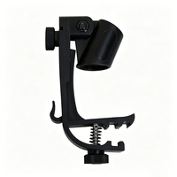 Shockproof Drum Microphone Clamp Adjustable Angle Lightweight Plastic Percussion Instrument Accessories Factory Wholesale