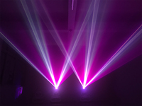 Laser d'animation 3D RVB pleine couleur 1W-6W pour spectacle de scène, discothèque, soirée DJ, avec contrôle DMX512, indice de protection IP54