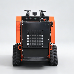 New Design Large Hydraulic Flow <b>Standing</b> Front End Mini Skid Steer with Seat Backhoe Attachments - Product Image 6