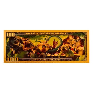 Billet de banque commémoratif en feuille d'or Zootopia 2 <span class=keywords><strong>Judy</strong></span> et Nick, objet de collection, cadeau - Product Image 3