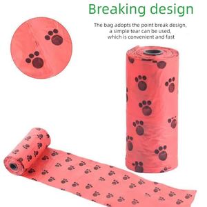 Sacs à crottes de chien biodégradables écologiques de style tendance, imprimés sur mesure, jetables, épaisseur 7-8 microns, 23x33 cm - Product Image 3