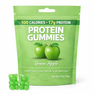 Gummies de protéines de lactosérum OEM 100% naturelles, complément énergétique, complément pré-entraînement, 17g de protéines - Product Image 4