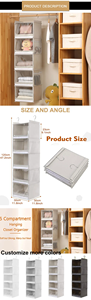 High Quality Low Factory Price Handbag & <b>Shoe</b> Lift Storage Rack for <b>Wardrobe</b> Classic Style Clothing Organizer Flexible Design - Product Image 3