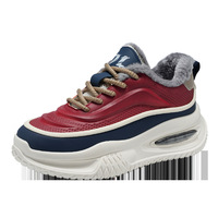 Sneakers synthétiques pour hommes les plus vendues, tendance hiver, nouveau style, doublure en fourrure, rembourrage supplémentaire, semelle souple, semelle intermédiaire en PVC