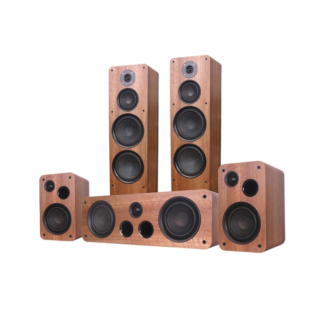 Tonewinner TJ-K8 Home Theatre Audio System 3D Surround Subwoofer Wireless Bookshelf Floor Speakers for Karaoke HIFI Bookshelf AC