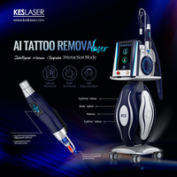 Appareil de suppression de tatouage au laser picoseconde portable CE approuvé, Pico Laser Nd Yag Q-Switched, 532 755 1064 1320 nm