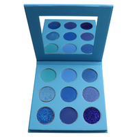 Coloré Vegan Fard À Paupières Palette Mat Shimmer Glitter DIY Maquillage Des Yeux Poudre Personnalisé Bas quantité minimale de commande Sans Logo Private Label
