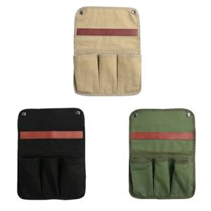 Sac de rangement suspendu pour accoudoir de chaise Kmet, vert armée, rectangulaire, multi-poches, pour usage extérieur, type crochet, pour un rangement soigné - Product Image 4