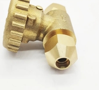 Valve verte Valve de gaz Offre Spéciale Longue durée de vie Cylindre de gaz de pétrole liquéfié 3/4 pouces Valve en laiton à filetage forgé