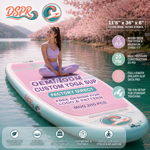 Tabla de Stand Up Paddle Inflable Ecológica para Viajes y Yoga, con 3 Aletas, Ligera, para Escapadas de Bienestar y Vacaciones - Product Image 3