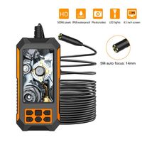 Endoscope numérique P70 14 mm à mise au point automatique, caméra monoculaire 1944P, boroscope numérique, caméra étanche IP67 de 8 mm, 2 m pour égouts