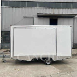 Remorque alimentaire en acier inoxydable personnalisable pour les collations et la restauration rapide, chariot mobile multifonctionnel à vendre - Product Image 4