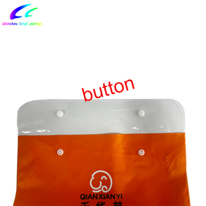 Tùy Chỉnh Bền Rõ Ràng Không Thấm Nước Nắp Kéo Túi PVC Với Nút Đóng Cửa Và Biểu Tượng Tùy Chỉnh Cho Quần Áo Giày Vớ Lông Bao Bì - Product Image 2