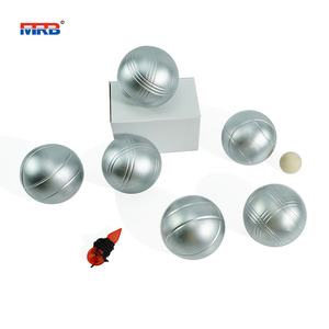 Ensemble de boules de pétanque en métal 8 pièces populaires de haute qualité dans un <span class=keywords><strong>sac</strong></span> à fermeture éclair - Product Image 1