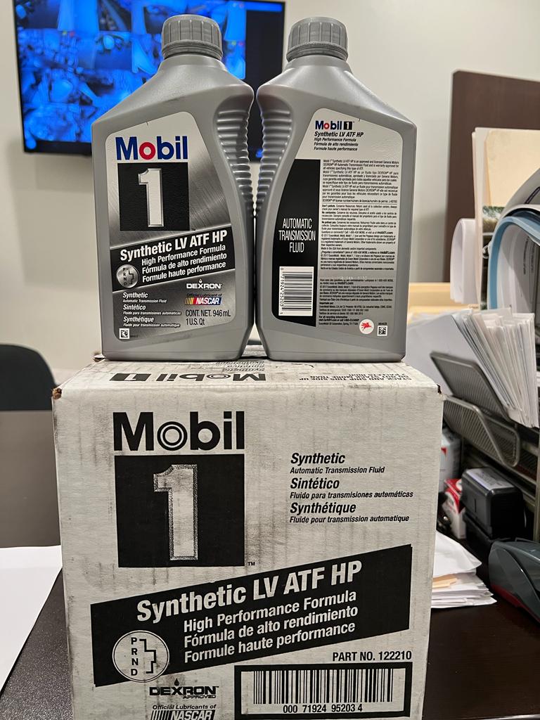 Mobil 1 Synthetic LV ATF HP Automatic Transmission Fluid 1 Quart 0.946 Liter US 1.87 lb 6 Bottles Auto Parts Image 3