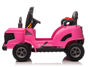 Trattore Elettrico per Bambini con Rimorchio, Auto Giocattolo Telecomandata 2.4G - Product Image 2