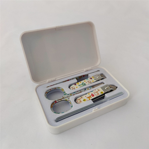 WELLFLYER-Estuche de acero inoxidable <span class=keywords><strong>para</strong></span> el cuidado de las uñas, <span class=keywords><strong>kit</strong></span> de herramientas <span class=keywords><strong>para</strong></span> el cuidado personal <span class=keywords><strong>para</strong></span> chicas - Product Image 2
