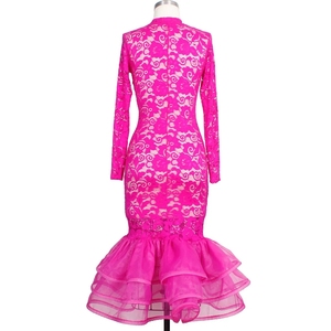 Robe de Soirée Sirène Sexy en Dentelle pour Femme, Moulante Taille Haute, Élégante Tenue de Nuit Club, Grandes Tailles 3XL 4XL - Product Image 4