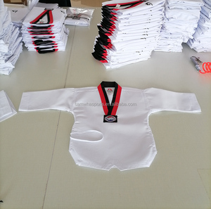 Uniforme de <span class=keywords><strong>Taekwondo</strong></span> <span class=keywords><strong>Dobok</strong></span> WTF para Artes Marciales con Logo Personalizado Bordado o Impreso - Product Image 3