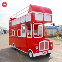 Bus touristique électrique à double étage de type London Bus, fabriqué en Chine, à bas prix, pour parcs d'attractions, à vendre
