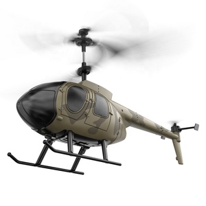 Helicóptero militar teledirigido de 2,4 GHz, 4CH, luces LED, mantenimiento de altitud, para colecciones de adultos, novedad de fábrica - Product Image 3