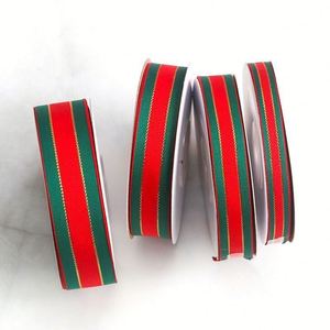 Christmas Valentine's Day 100% Polyester 10-25mm Red Green Grosgrain <b>Ribbon</b> Roll for Gift Wrapping Eco-Friendly Birthday/Wedding - Product Image 6