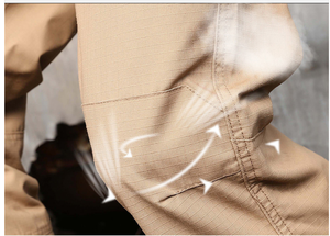 ชุดยูนิฟอร์มลายพรางแบบทหาร IX7 รุ่น DFU1204 ดีไซน์ใหม่ พร้อมเสื้อแจ็คเก็ตและกางเกงขายาว มีกระเป๋าหลายช่องและแถบตีนตุ๊กแก - Product Image 5